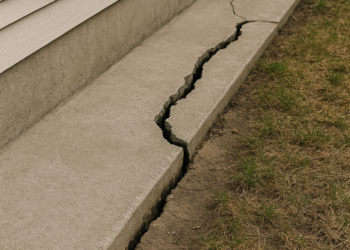 Бетон с трещиной