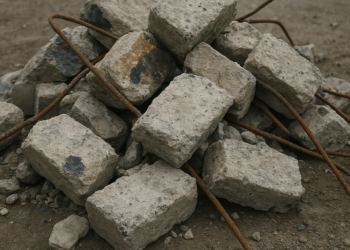 переработанный бетон