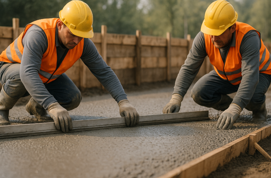 укладка бетона