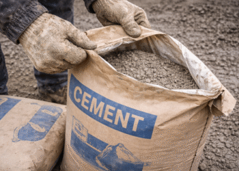 бетон на складе