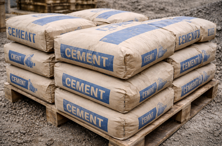 бетон на складе